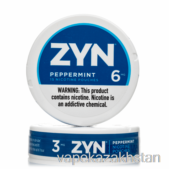 Vape Disposable ZYN Nicotine Pouches - PEPPERMINT 3mg (5-PACK)